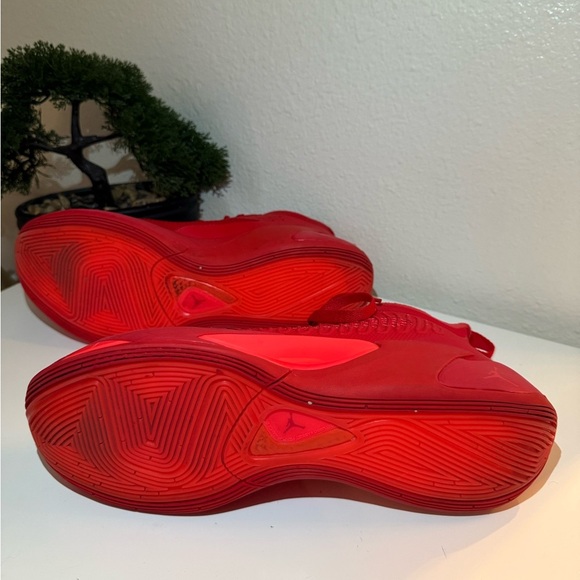 Red Air Jordan Sneakers - Picture 5 of 7